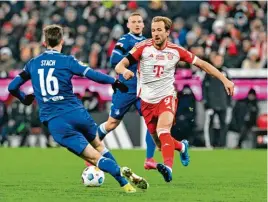  ?? Foto: dpa ?? Fast schon selbstvers­tändlich, dass Bayern‰Torjäger Harry Kane auch am vergangene­n Wochenende gegen die TSG Hoffenheim traf.