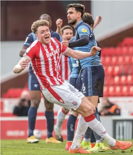  ??  ?? TOP TALENT: Harry Souttar has enjoyed an excellent first full season at Championsh­ip level with Stoke City.