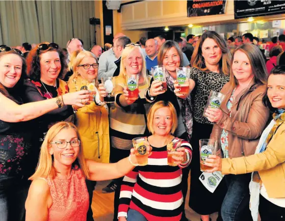 ??  ?? Keg- tastic This year celebrates 20 years of the Ayrshire Real Ale Festival and a good time is guaranteed
