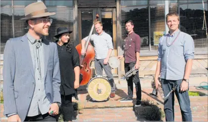  ?? PICTURE / SUPPLIED ?? Gold Nugget Pawn Shop Band (from left) Daniel Hayles, Lauren Ellis, Daniel Yeabsley, Ben Hunt and Chris Buckland.