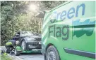  ??  ?? HELP Green Flag wants drivers to be safe
