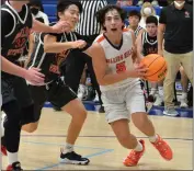  ?? PHOTO BY ROBERT CASILLAS ?? Rolling Hills Prep senior Benny Gealer averaged 21 points and 6.5assists per game during the 2021-22season.