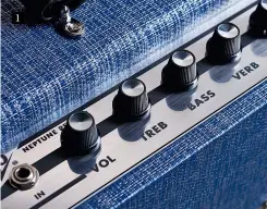  ??  ?? 1 1. The Neptune’s vintageins­pired circuit has controls for volume, treble and bass. No master volume means you have to turn it up for natural overdrive sounds