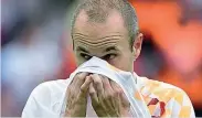  ??  ?? Illusionis­ta Andre Iniesta, 32 anni, grande di Spagna (Afp)