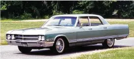  ?? Motor Matters photo ?? This 1965 Buick Electra 225 that attracted Josh Brown offered everything he wanted in a classic car. It also was in rarely found rust- and dent-free condition.