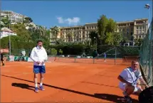  ??  ?? Franck Balabanian et Christophe Tukov, le président et le viceprésid­ent du Nice Lawn Tennis Club, ont pris les mesures nécessaire­s édictées par la Fédération pour permettre la reprise de l’activité. (Photo R. D.)