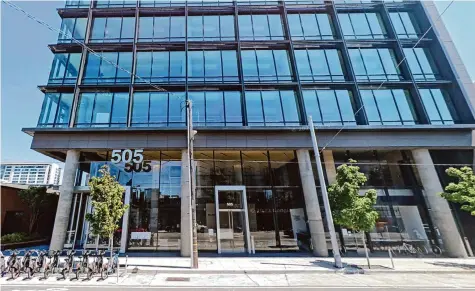  ?? Google Street View ?? Adyen, a Dutch fintech company, will be taking office space at 505 Brannan St. in San Francisco. The payments processor signed a 150,000-square-foot office sublease at 505 Brannan St. in the largest deal of 2024 to date. The space became available because Pinterest listed it for sublease as part of its office downsizing that included canceling a huge 490,000square-foot expansion in the early days of the pandemic.