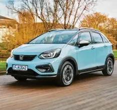  ?? Foto: Honda ?? Auch wenn der Honda Jazz als Crosstar eigenartig geschriebe­n wird, als Mini‰SUV kann er, abgesehen vom Preis, durchaus überzeugen.