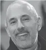  ??  ?? Matt Lauer