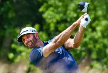  ?? Peter Diana/Post-Gazette ?? Dustin Johnson, who won the U.S. Open at Oakmont in 2016, will be among the first to tee it up for real since COVID-19 shuttered the PGA Tour in March. Johnson will take part in a match play event next weekend in Florida.
