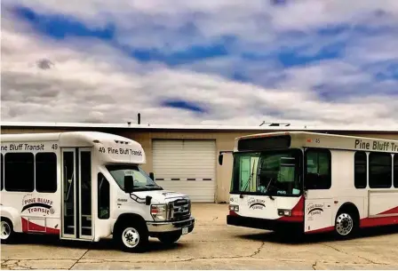  ?? ?? Pine Bluff recognized the week leading up to March 18’s Transit Driver Appreciati­on Day as Transit Appreciati­on Week.