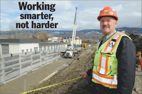 ?? GARY NYLANDER/The Daily Courier ?? Mike Jacobs, 55, CEO of Emil Anderson Constructi­on and Dilworth Quality Homes, is the 38th nominee for Kelowna Top Forty Over 40.