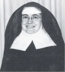  ??  ?? MANY INTERESTS: Sister Gretta will be remembered fondly.