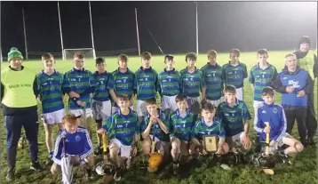  ??  ?? North Wicklow Gaels, Under-15 ‘B’ hurling championsh­ip winners.