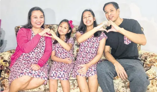  ??  ?? From left are the San Pedro family: Nikko, Safiya Gabrial, Raniell Nicole and Harold. The Filipino family arrived in Nova Scotia on May 26 amid the COVID-19 pandemic and is gearing to celebrate their first Christmas in the province.