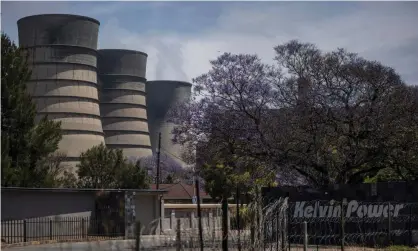  ?? Photograph: Michele Spatari/AFP/Getty Images ?? The coal-fired Kelvin power station in Kempton Park, Ekurhuleni, Research shows South Africa’s coal plans are not compatible with the country meeting its climate commitment­s.