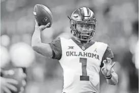  ?? OKLAHOMAN] [PHOTO BY BRYAN TERRY, THE ?? Former Dallas Cowboys executive Gil Brandt said he would not be surprised to see quarterbac­k Kyler Murray return for his senior season at Oklahoma.