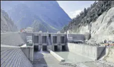  ?? HT FILE ?? Karchamwan­gtoo hydropower project in Kinnaur district has shut its power generation units as excessive silt in Sutlej river may damage the turbines.