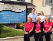  ??  ?? Clinic owners, Michael and Olivia Veal with staff, Mary O’ Connor, Janet Mc Loughlin and Una Doyle.