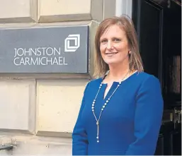  ??  ?? Jenn Stewart, restructur­ing director and head of Dundee office at Johnston Carmichael.