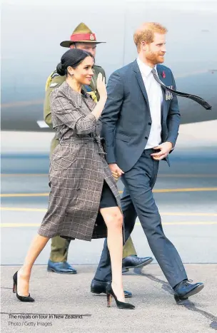  ?? Photo / Getty Images ?? The royals on tour in New Zealand.