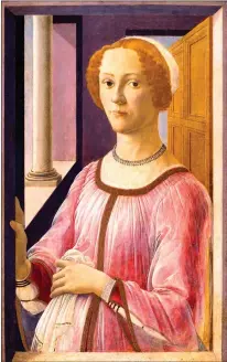  ?? ?? Botticelli’s Portrait of Smeralda Bandinelli (c.1475)