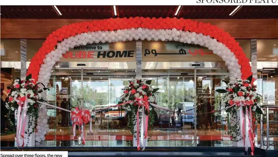  ??  ?? Spread over three floors, the new Danube Home showroom offers everything that a home needs