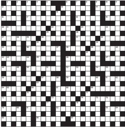  ??  ?? CHOOSE CRYPTIC OR QUICK, THE ANSWERS ARE EXACTLY THE SAME. FOR TODAY’S SOLUTIONS, CALL NOW
0901 235 0150. OTHERWISE SOLUTIONS WILL APPEAR IN MONDAY’S PAPER. Calls cost 65p per minute plus your telephone company’s network access charge. Helpline: DMG...