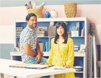 ?? — HGTV ?? Sebastian Clovis and Samantha Pynn, hosts of HGTV Canada's Save My Reno who fulfil cash-conscious homeowners' dreams, are big proponents of the beauty of upcycling.