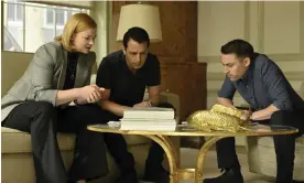  ?? Photograph: Home Box Office ?? Dizzying … Sarah Snook, Jeremy Strong and Kieran Culkin in Succession.