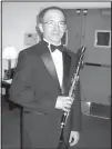  ??  ?? Clarinet instructor Michael Herrera performs next Sunday in Keller Hall.