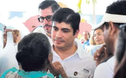  ?? ALONSO TENORIO. ?? El presidente de la República, Carlos Alvarado Quesada, dejó abierta la puerta para que el Gobierno rescate parte de la propuesta fiscal de los sindicatos.