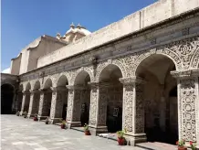  ??  ?? The sillar rock building in Arequipa.