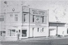  ??  ?? Pratt and Osborne’s shop in the late 1950s.