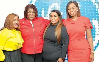  ??  ?? SSA Regional Services Director, BHGE, Feyi Okungbowa ( left); founder/ceo, Ignite Within, Gladys Agwai; Chief Finance Officer, GE Africa, Welela Dawit and Chief Communicat­ions Officer, GE Africa, Patricia Obozuwa at the Africa CEO Forum Women in Business Network meeting hosted by GE in Lagos.