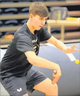  ??  ?? n SUCCESS: Table tennis ace Mitchell Jones
Contribute­d