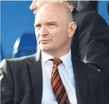  ??  ?? Dundee United chairman Stephen Thompson is finalising details of his manager’s exit.