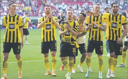  ?? Foto: lapresse ?? Si el Borussia Dortmund gana al Mainz, romperá la racha de títulos del Bayern en la Bundesliga