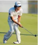  ??  ?? Leader: Kevin Na was atop the leader board at the Players Championsh­ip. Photo: Reuters