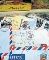  ?? Picture: Heidi Davies ?? DEAR OBJECTS A collection of letters to the writer from her friend.