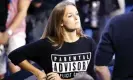  ?? Photograph: Made Nagi/EPA ?? ‘A fuck you, if there ever was one.’ Kim Sears at the Australian Open final in Melbourne in 2015.