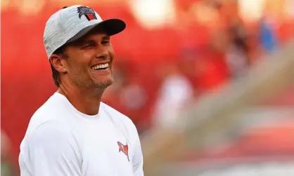  ?? Photograph: Mike Ehrmann/Getty Images ?? Tom Brady of the Tampa Bay Buccaneers looks on during a preseason game against the Tennessee Titans at Raymond James Stadium last month.