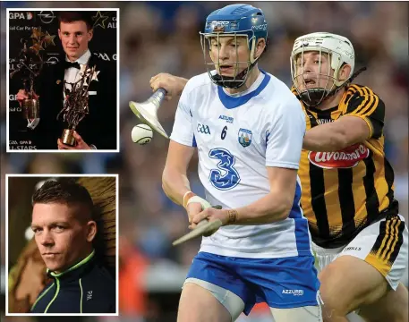  ??  ?? Austin Gleeson’s performanc­es throughout the year earned him the senior and junior Player of the Year at the All Star Hurling Awards (inset top right receiving award). Anna argues that while the Waterford man was certainly deserving of an All Star,...