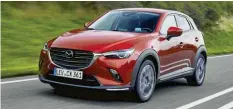  ?? Foto: Mazda ?? Kein Hybrid, kein Turbo, aber zwei Liter Hubraum: Mazdas CX‰3.