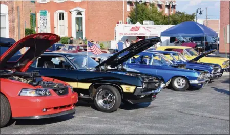  ?? HOTOS BY JESI YOST — MEDIANEWS GROUP ?? Building a Better Boyertown hosted its 12th annual Cruise Night with 200 participat­ing vehicles on display in Boyertown.