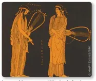  ??  ?? Les poètes grecs utilisaien­t des lyres.