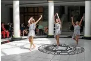  ?? RECORD FILE PHOTO ?? Members of the Albany Academy for Dance performing at the third annual Victorian Tea fundraiser held April 10, 2016, on the Russell Sage College campus in downtown Troy. The Sage Colleges’ Centennial Campaign raised a total of $62 million, by far the...