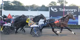  ??  ?? My Field Marshal beats the big guns in the Len Smith Mile last month and is a winning chance in tonight’s A$ 200,000 Blacks A Fake in Brisbane. Michael Guerin