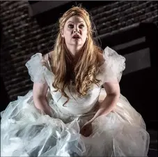  ??  ?? Jennifer Davis as Elsa in ‘Lohengrin’ at Covent Garden.