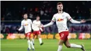  ??  ?? Timo Werner's first goal of the day was a sumptuous hit